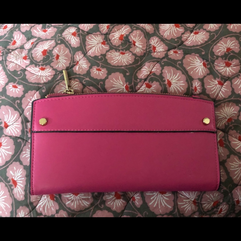 Gently used pink wallet